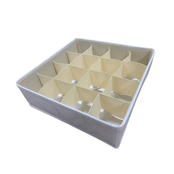 Organizador ropa interior beige