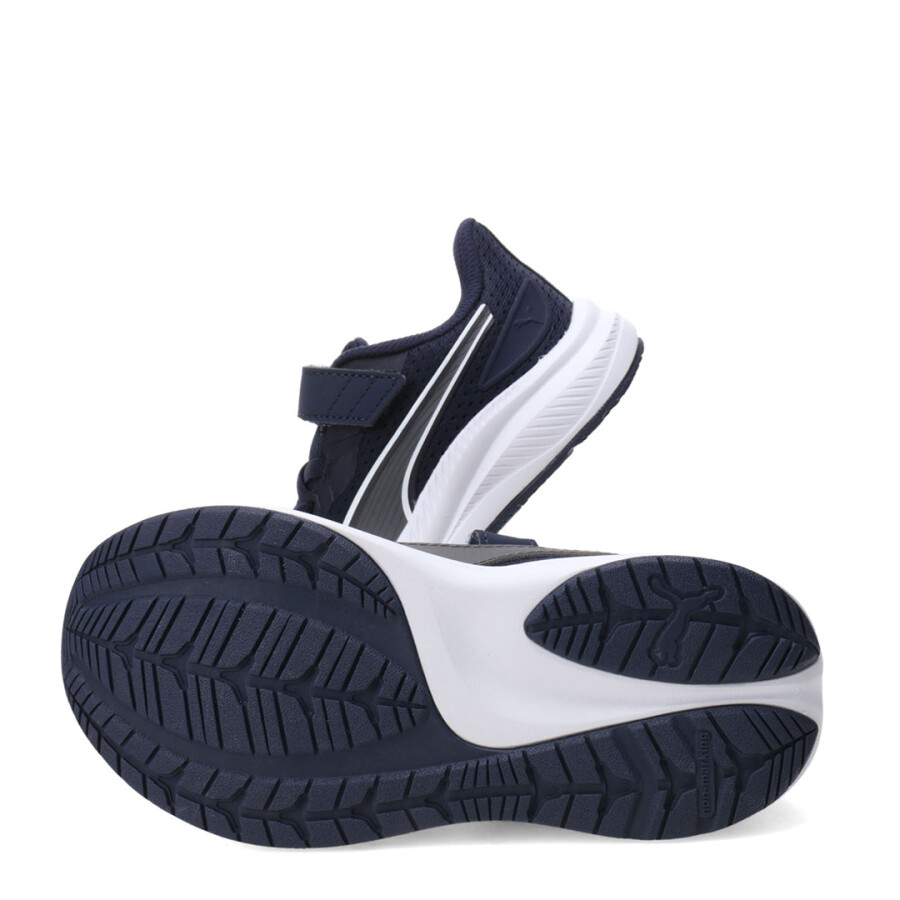 Championes de Niños Puma Skyrocket 2 Ac+ Ps Azul - Blanco