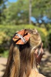 Round Leather Headpiece Camel