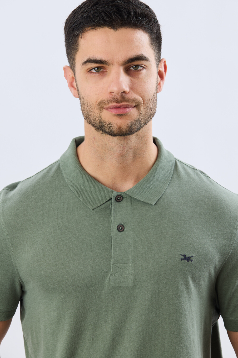 REMERA POLO LISA JERSEY Verde