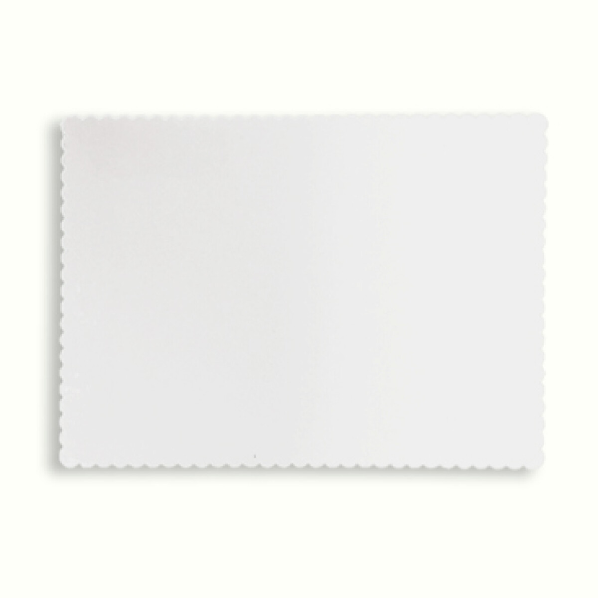 Base Rectangular Blanco Mate 25x35 cm 