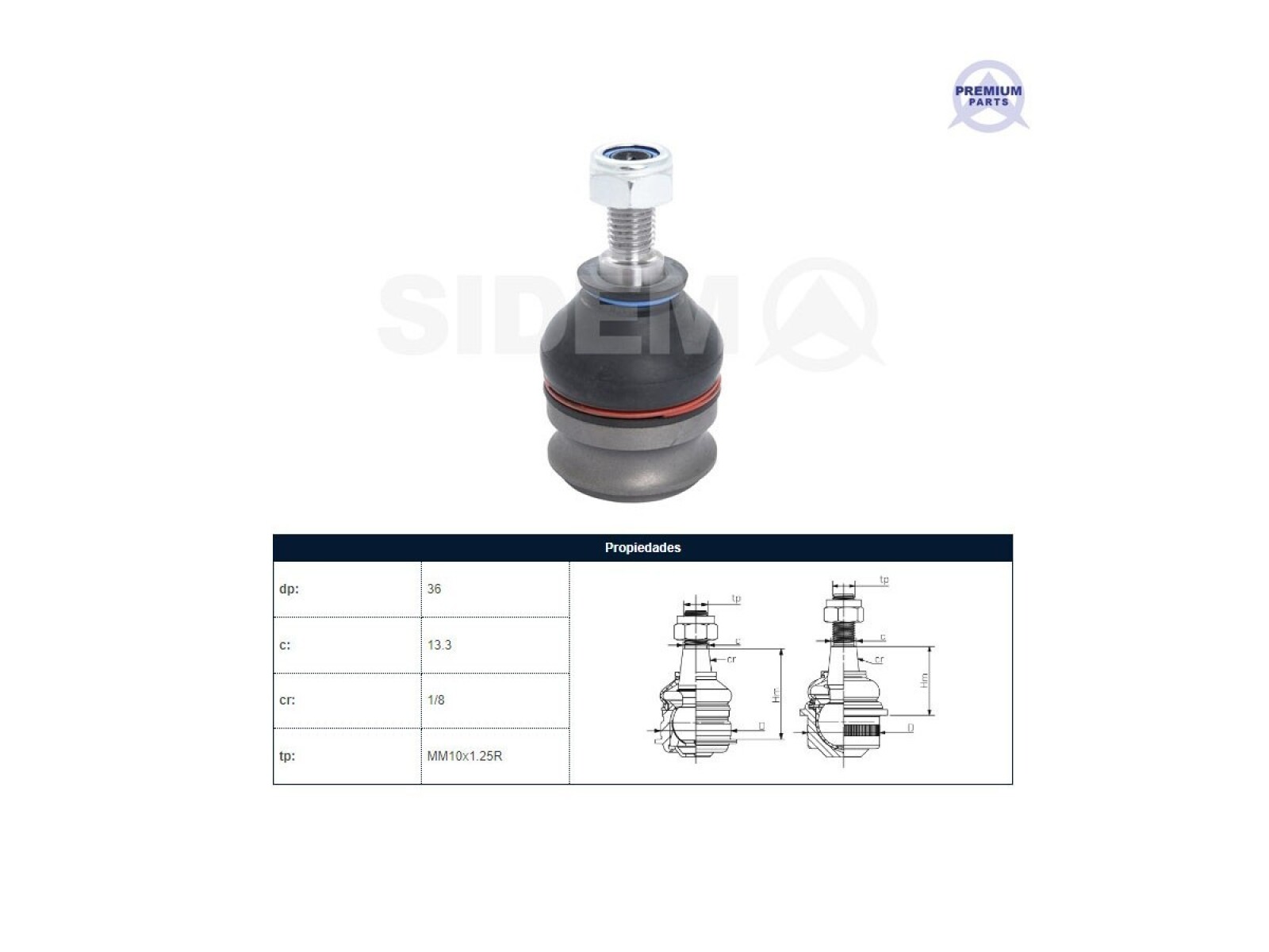 Rotula Del Hyundai Atos 98-25 Der/Izq 
