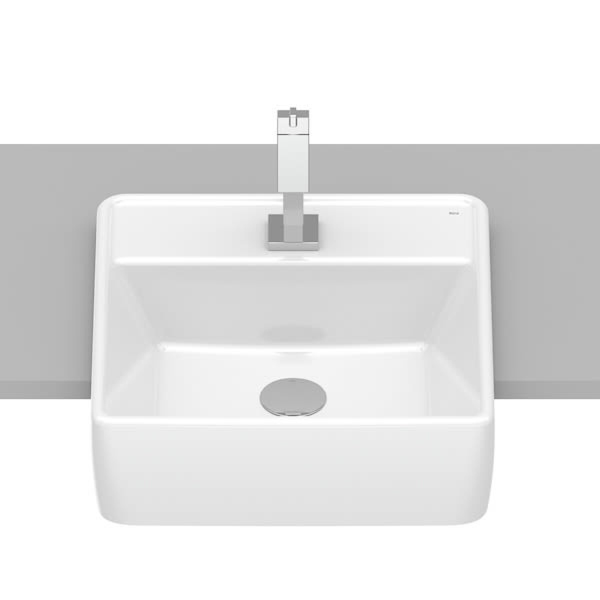 Lavatorio Semiempotrado Óptica CQ42 Blanco 