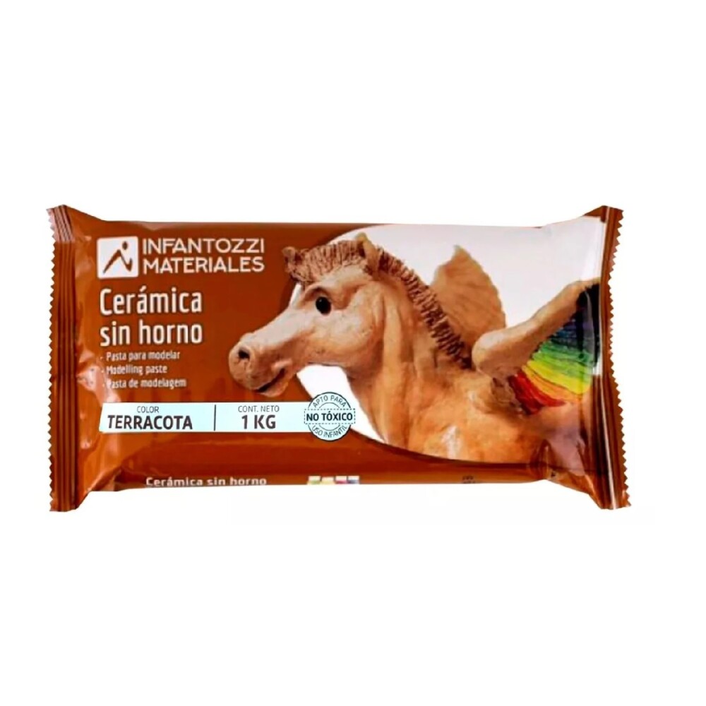 Cerámica Terracota 1 Kilo Infantozzi #Cerámica Terracota 1 Kilo Infantozzi