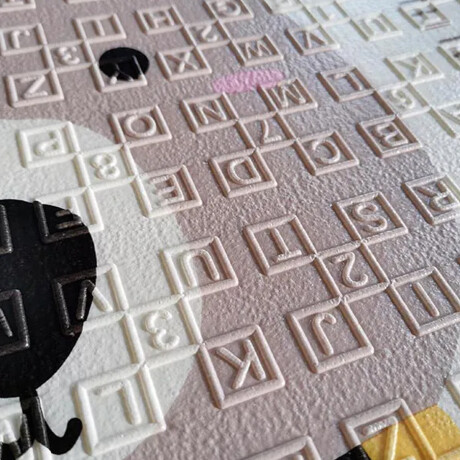 Alfombra Antigolpes Reversible Plegable Carestino 177x195cm Oso