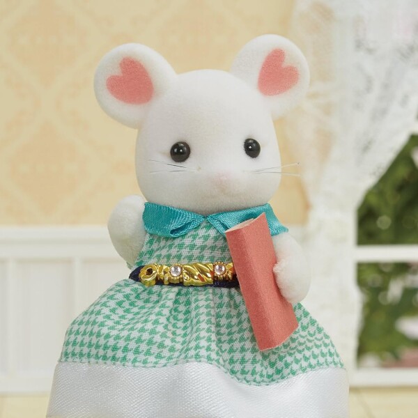 Sylvanian Families Raton Malvavisco Ciudad Vestido Bolso Variante Modelo Raton Malvavisco