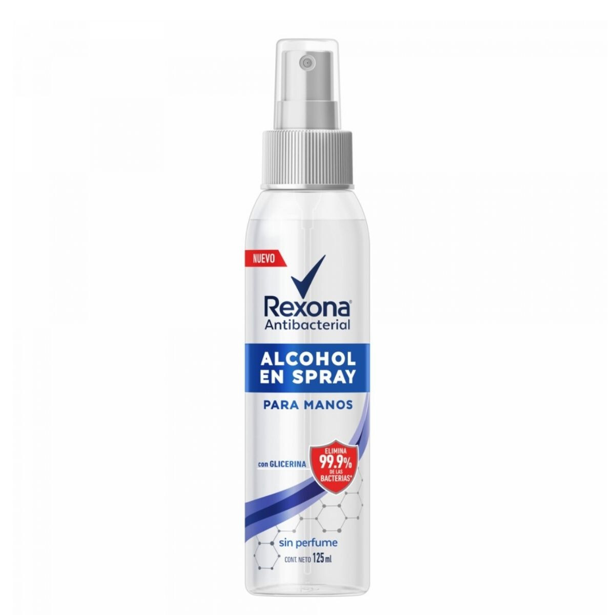 Rexona Alcohol en Spray 125ml – Protección Higiénica y Sensación Refrescante