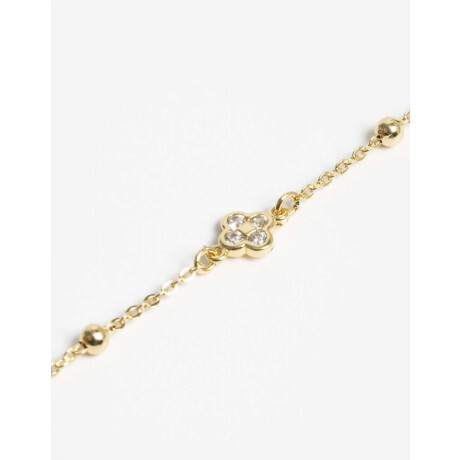 Pulsera Flexible Esmalte De La Línea Delicates Dorado