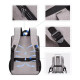 Mochila C/ Usb. Porta Laptop Antirrobo Negro