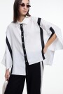 CAMISA TIRAS Crudo