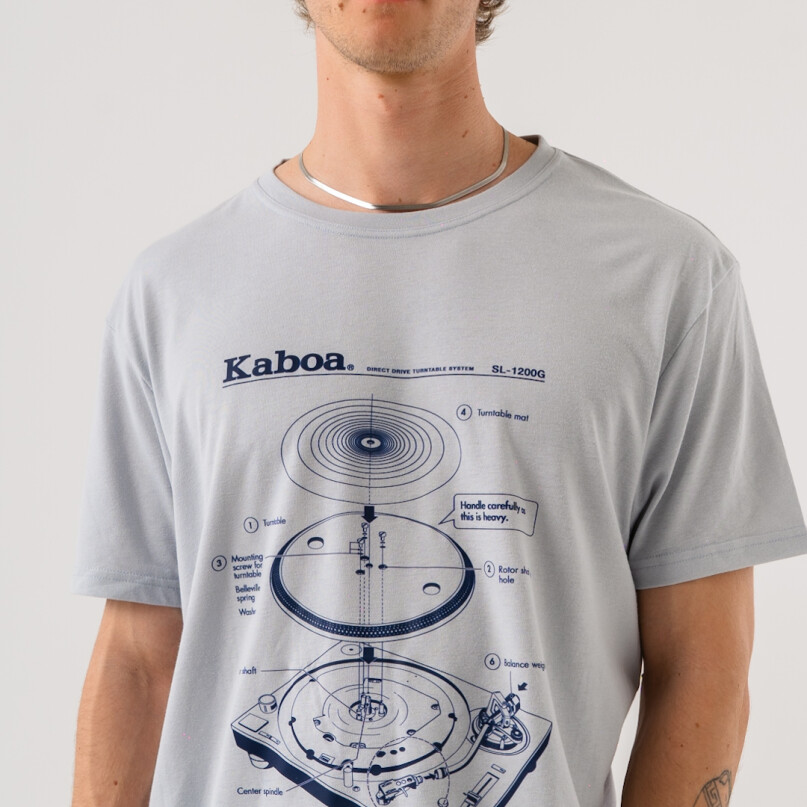 REMERA VINILO GRIS REMERA VINILO GRIS