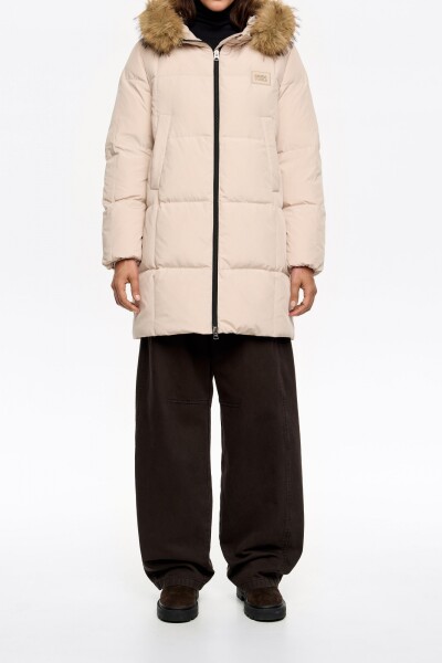 ABRIGO ACOLCHADO Marfil