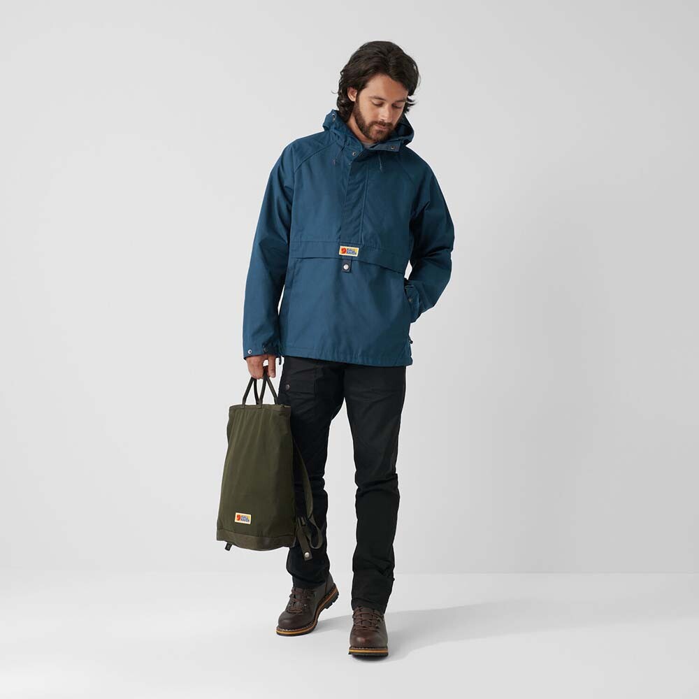 Casaca Fjallraven Vardag Anorak M Hombre Dark Navy-Maroon