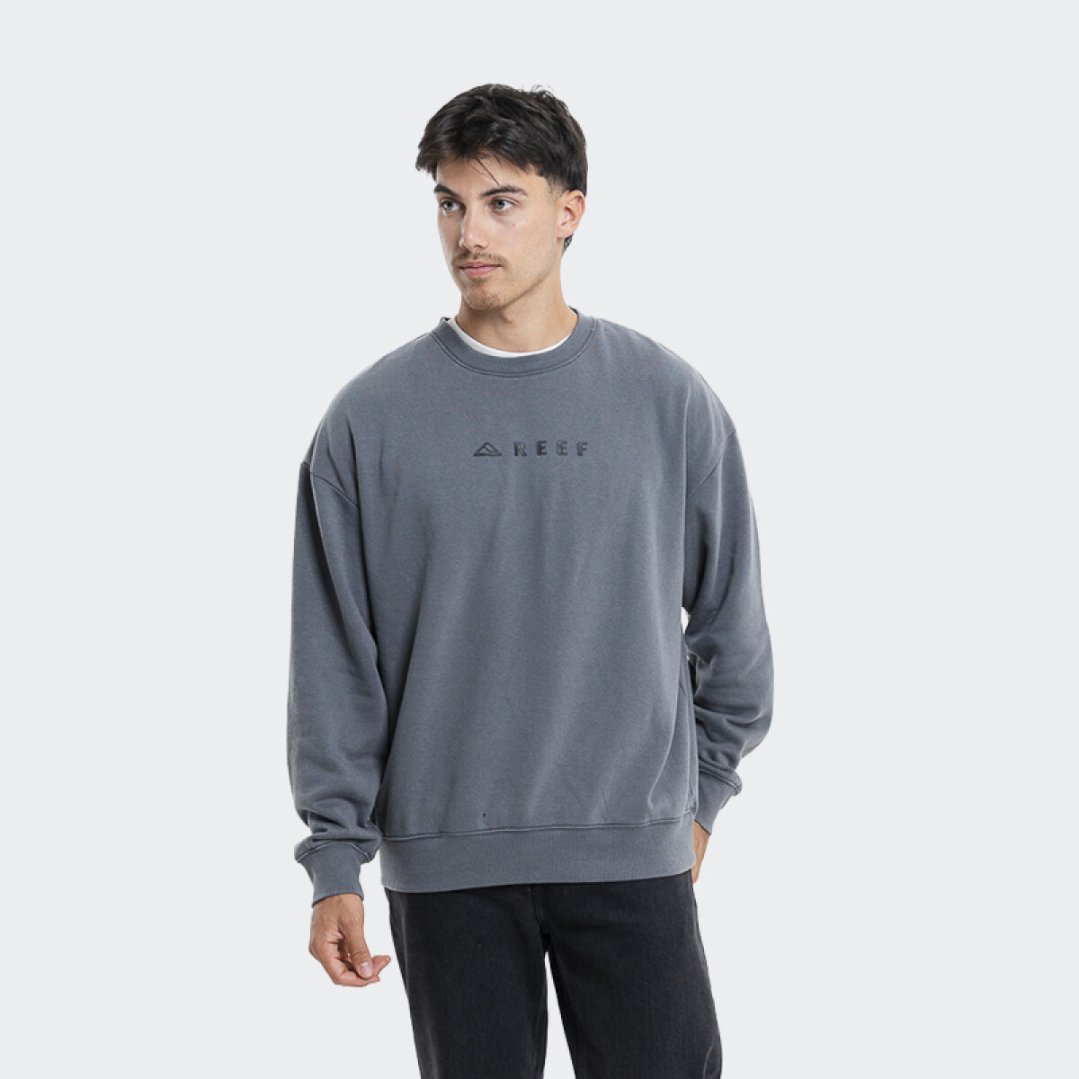 Buzo Reef Round Neck - Gris 
