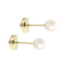 Caravanas Bebe oro 18k y perlas de cultivo. Un clásico imperdible Caravanas Bebe oro 18k y perlas de cultivo. Un clásico imperdible