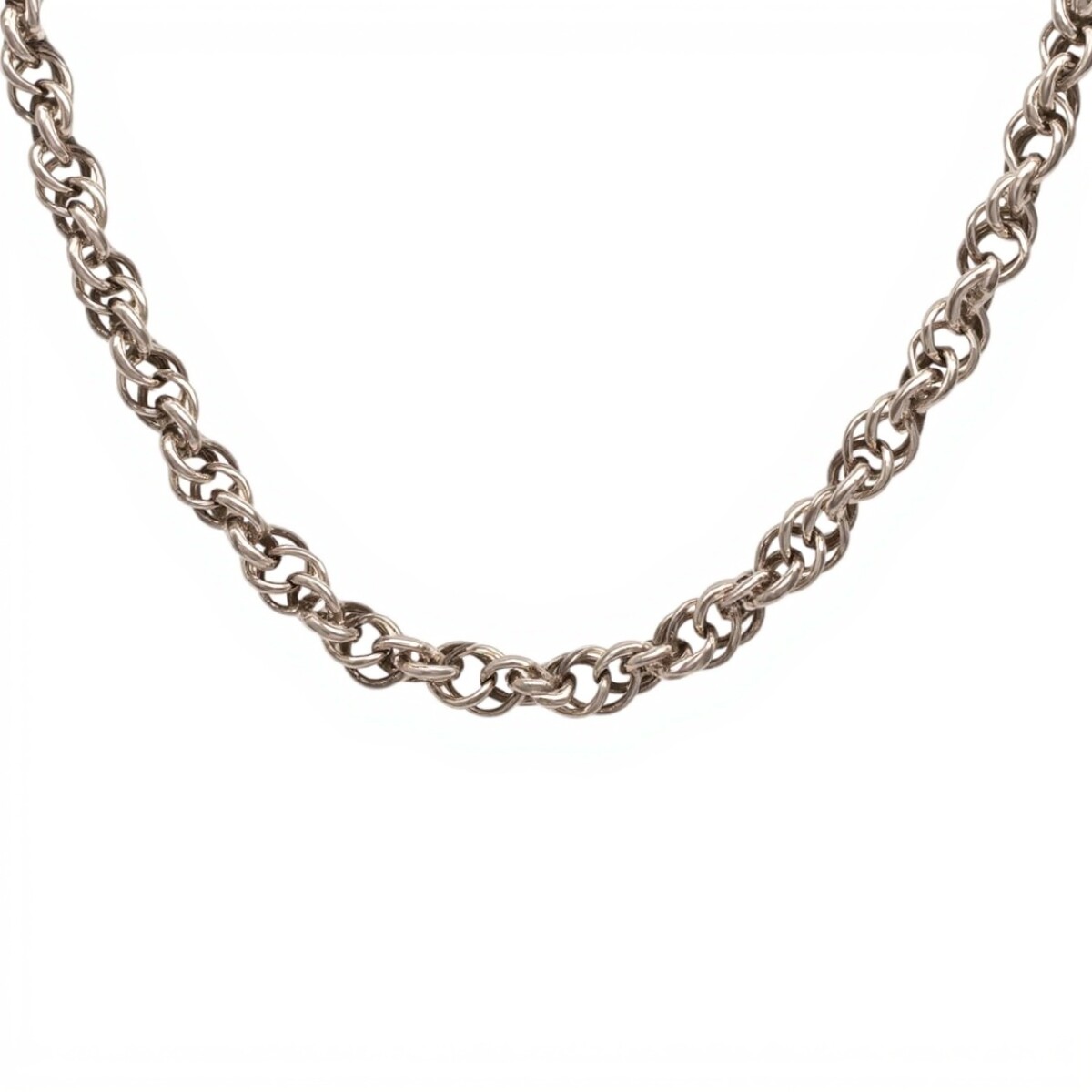 Cadena rolo doble aro-Plata 925-Sin Piedra-CD3359 - sinpiedra 