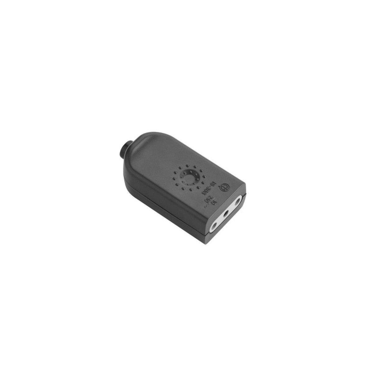 Ficha Hembra 2+T 10A Negra 