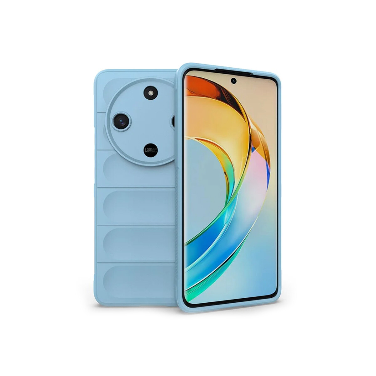 Protector para Honor Magic 6 Lite con textura celeste 