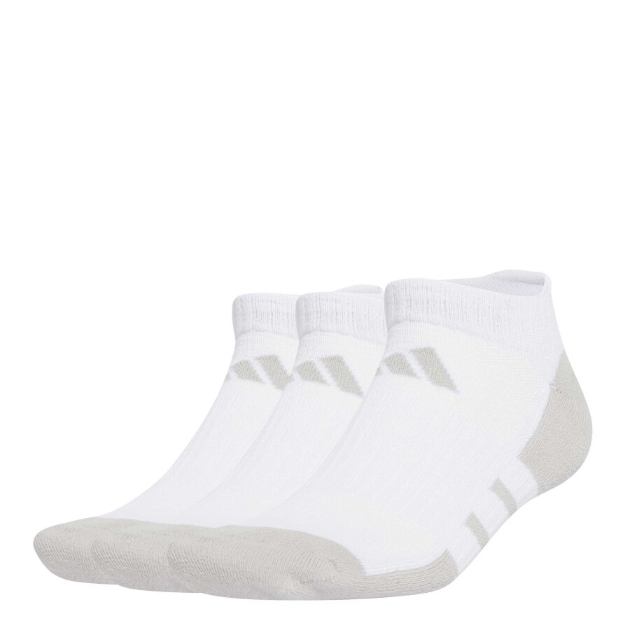 Medias Unisex Adidas x3 Essentials Clima Cool Low &lt;span&gt;Blanco - Gris&lt;/span&gt;