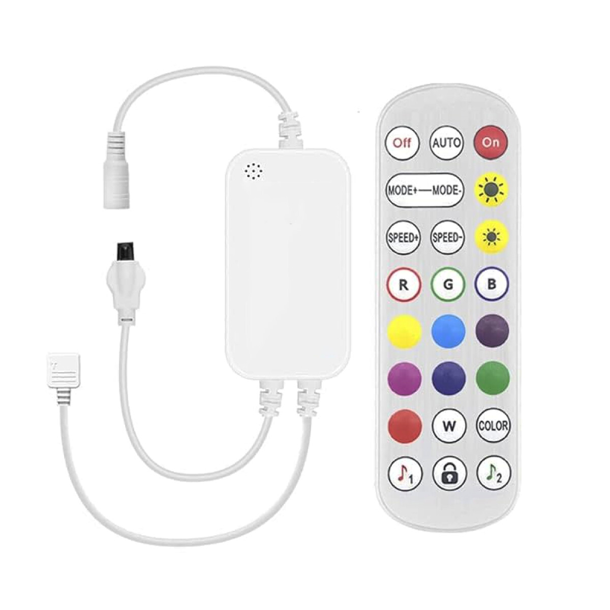 Controlador p/cinta LED neón RGBW SPI + control IR - IX1667 