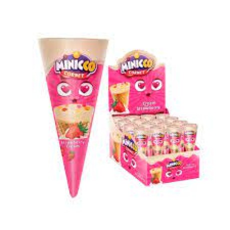 Cono Minicco x24 Crema de Frutilla