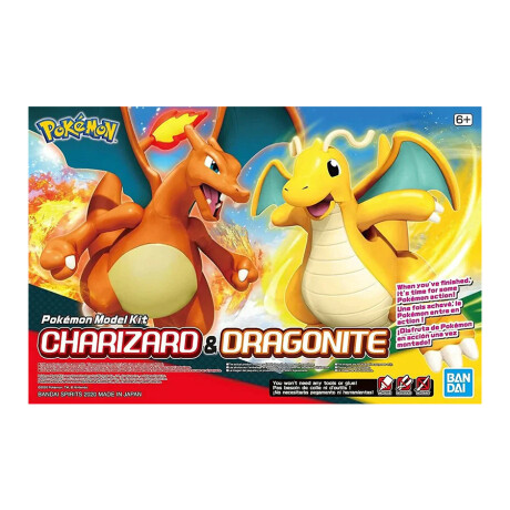 Charizard & Dragonite "Pokemon", Bandai Hobby Pokemon Model Kit (Requiere Armado) Charizard & Dragonite "Pokemon", Bandai Hobby Pokemon Model Kit (Requiere Armado)