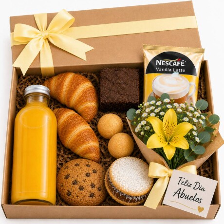 Desayuno Feliz Día Abuelos con Flores Desayuno Feliz Día Abuelos con Flores