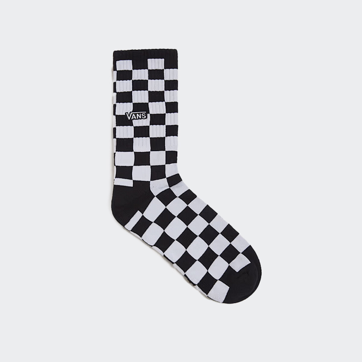 Medias Vans Checkerboard Crew - Blanco 