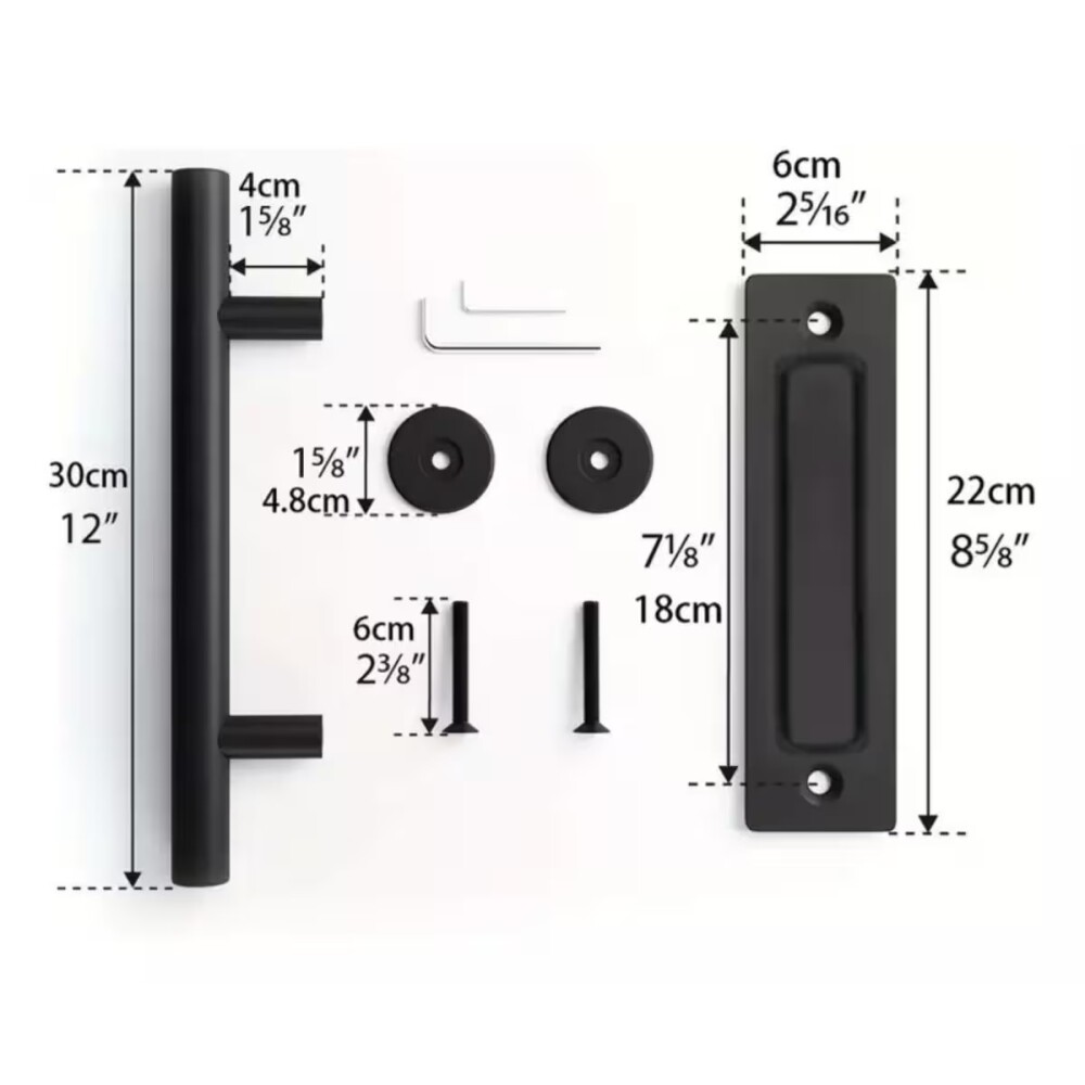 Manija de 30 cm puerta corrediza granero Manija De 30 Cm Puerta Corrediza Granero