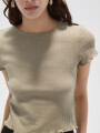 Remera Jamino Verde Grisaceo