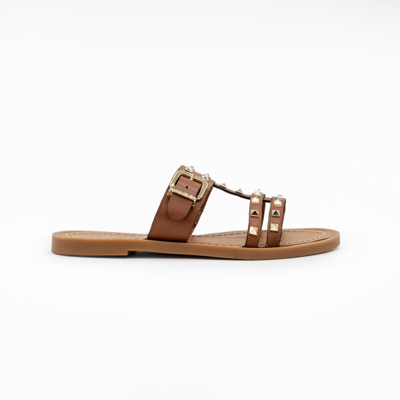 Sandalia CUERO CAMEL CAMEL