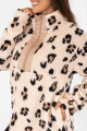 Sweater animal beige sherpa Beige