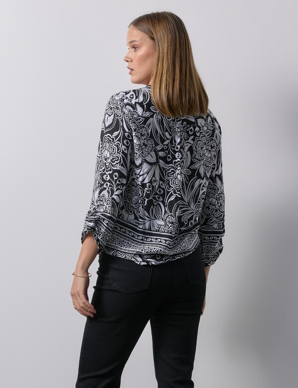 Blusa Nudo NEGRO/BLANCO