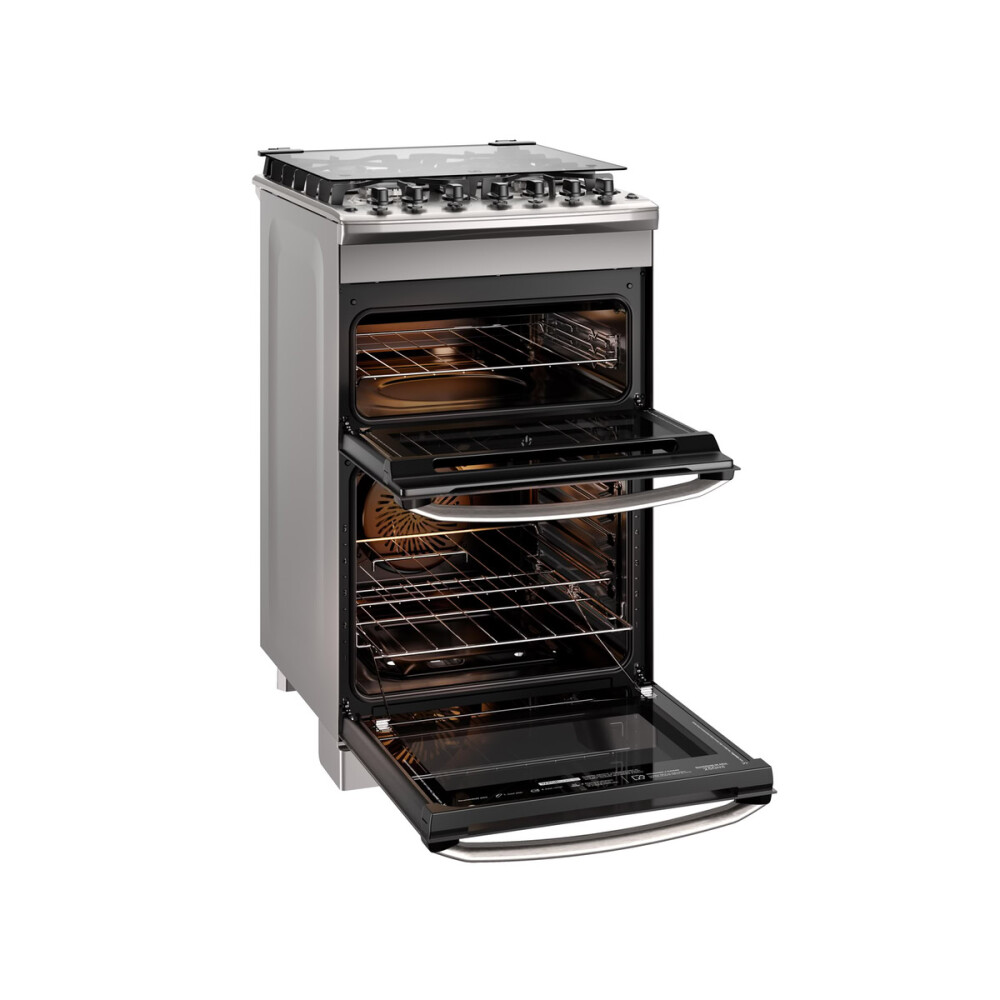 Cocina Combinada Electrolux 4 Hornallas Doble Horno EL-FE4DC Inoxidable