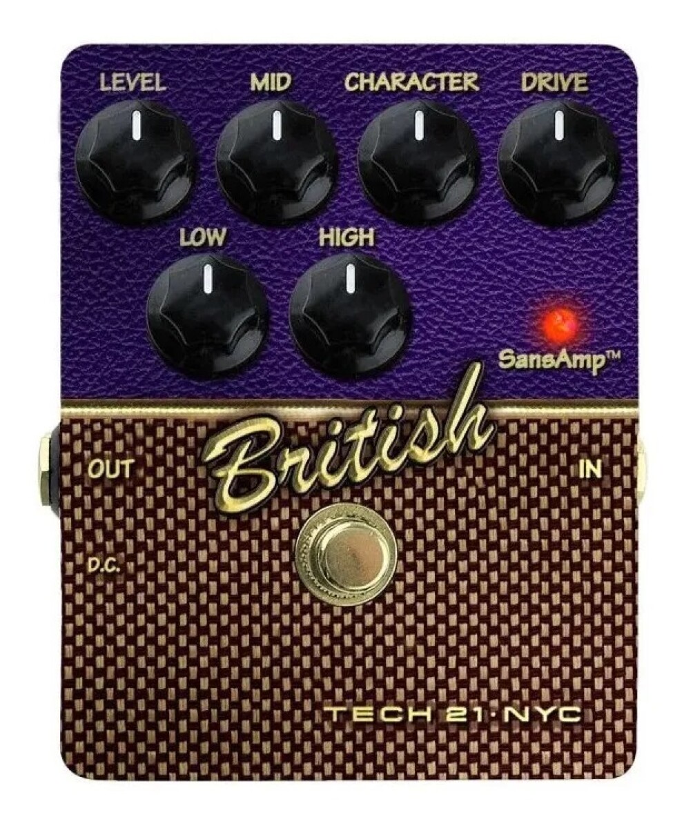 PEDAL DE EFECTO SANSAMP BRITISH/DISTORSION (v2) 