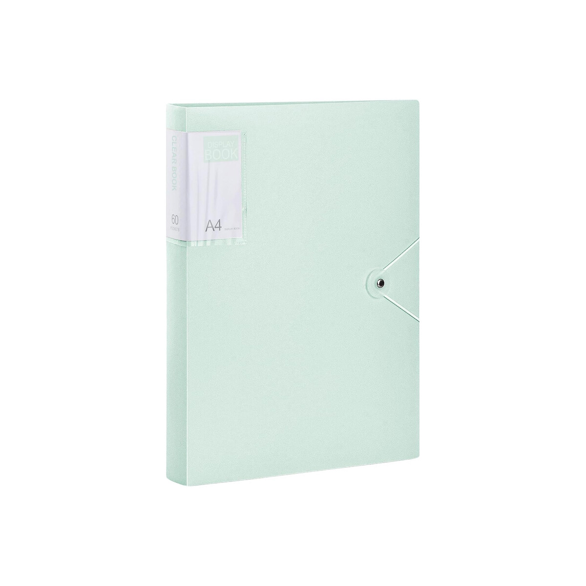 Carpeta A4 con 60 folios y elastico - Verde 