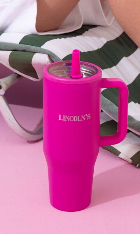 VASO TERMICO DRINKS FUCSIA