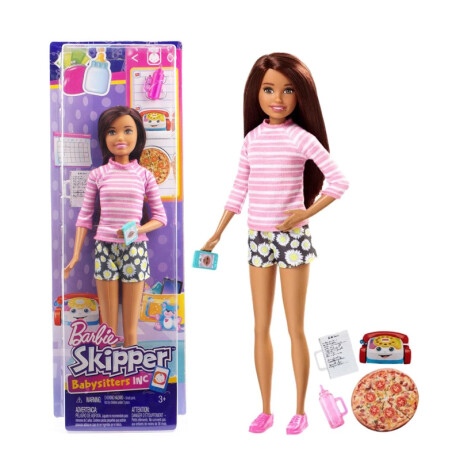 Barbie Skipper Babysitters Castaña