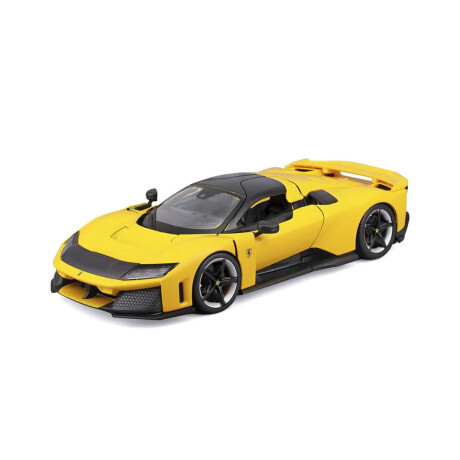 Bburago Ferrari Italia Escala 1:24 Auto de Colección F80 Giallo Modena