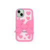 Protector para iPhone 15 diseño moña 3D color rosa Protector Para Iphone 15 Diseño Moña 3d Color Rosa