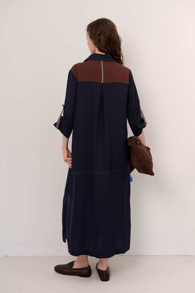 VESTIDO CHEMISE AZUL