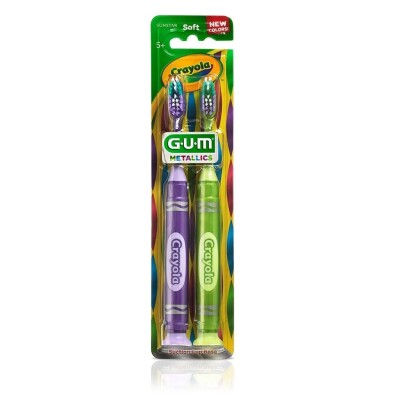 Cepillo De Dientes G.u.m Niño Crayola Suave 2 Uds. Cepillo De Dientes G.u.m Niño Crayola Suave 2 Uds.