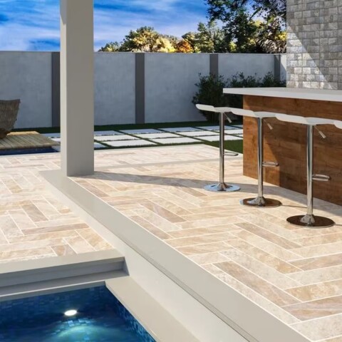 Cerámica Sao Tome exterior 15x60 cm antideslizante Cerámica Sao Tome Exterior 15x60 Cm Antideslizante