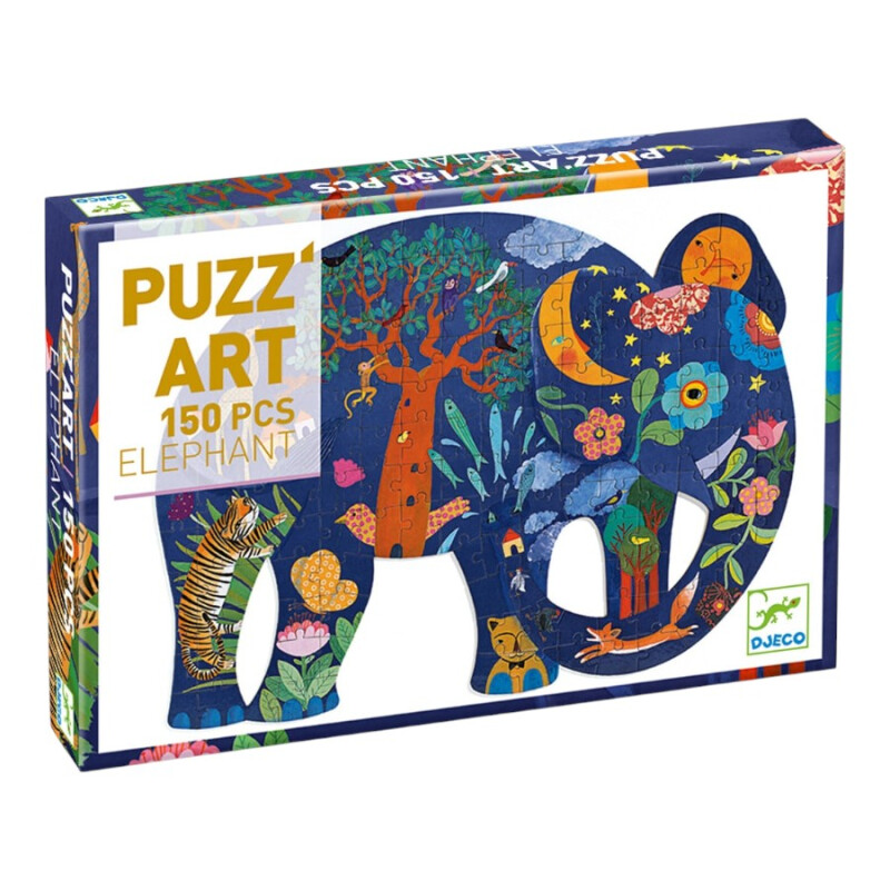 Puzzle Silueta Elefante 150 Piezas Djeco Puzzle Silueta Elefante 150 Piezas Djeco