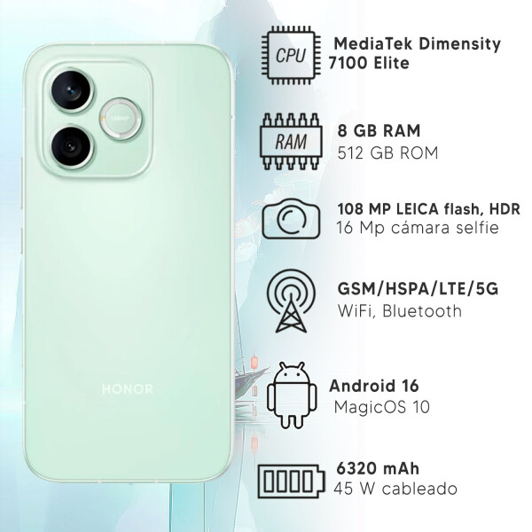 Honor 600 E 8/512gb 5g + Regalo VERDE