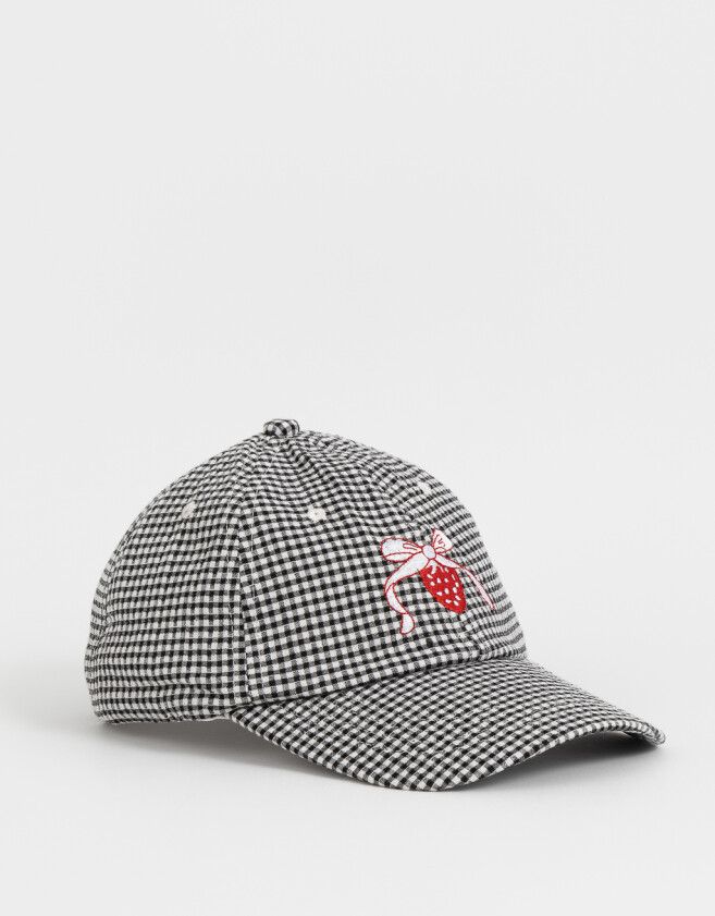 Caps Estampados Gorra Canvas Bordada - Estampado Geometrico