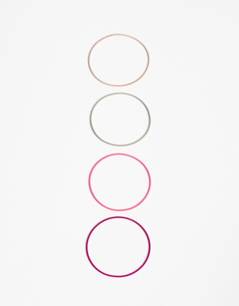Pulseras Elásticas Sets Color Set Pulseras Elásticas Resorte - Combinacion Multicolor