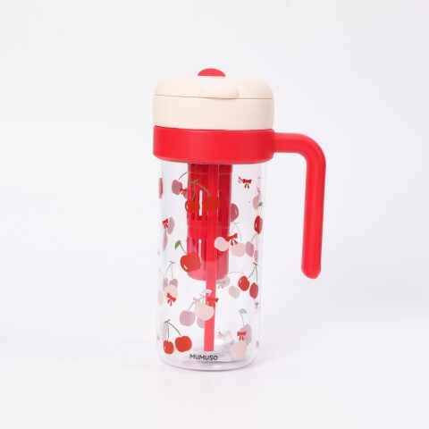 BOTELLA DE PLÁSTICO CON INFUSOR Y ASA (ROJO/700 ML) BOTELLA DE PLÁSTICO CON INFUSOR Y ASA (ROJO/700 ML)