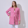 Chaqueta Tweed Larga ROSA/MULTI