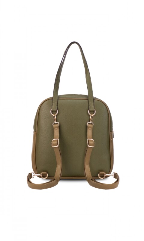 MOCHILA CLARA OLIVA C/MUSGO
